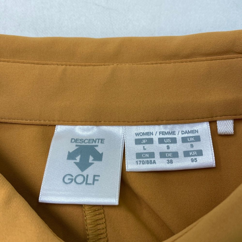 サイズ：L DESCENTE GOLF デサントゴルフ  ノースリーブ ワンピース  ブラウン系 [240101489396] ゴルフウェア レディース ストスト サイズ：L DESCENTE GOLF デサントゴルフ ノースリーブ