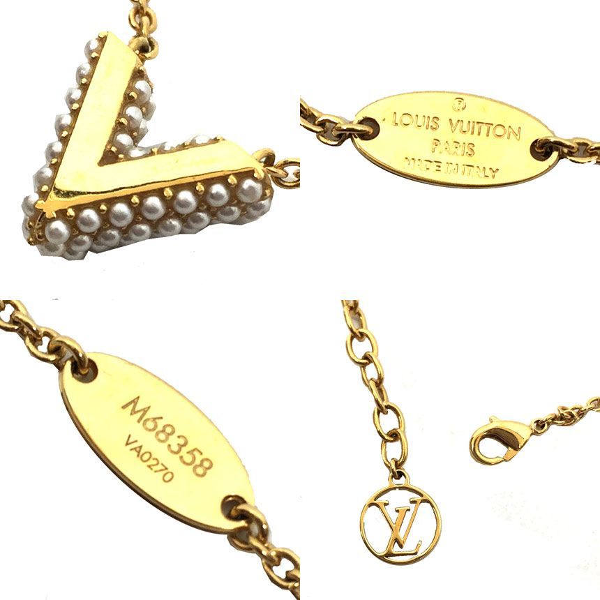 LOUIS VUITTON ルイヴィトン パール ネックレス コリエ