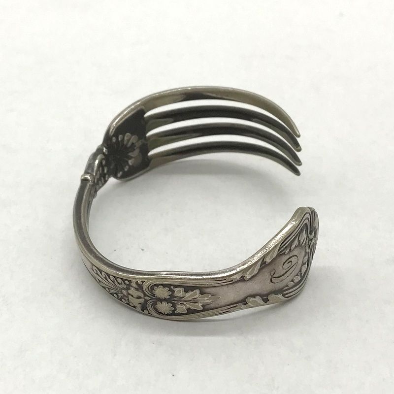 アンティーク Tiffany フォークバングル ティファニー カトラリー 一点物 希少 オールド品 Tiffany&Co ティファニー フォーク