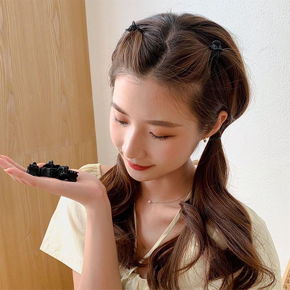 新品 ミニ ヘアクリップセット 12個セット 前髪クリップ バンス