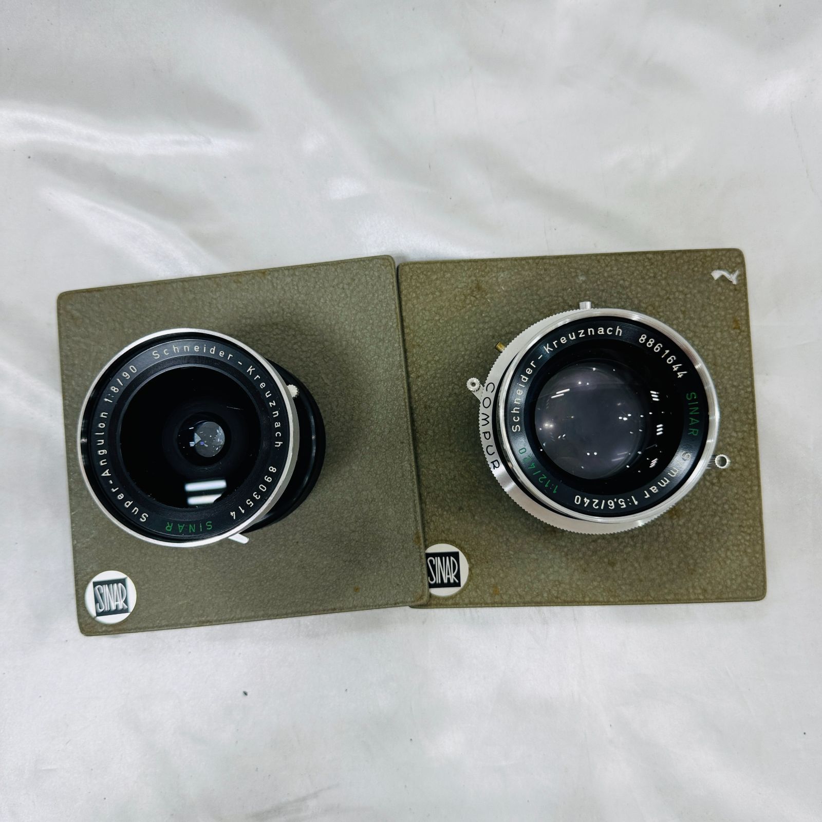 A【カメラ】Sinar S 4×5 ジナー 大判 フィルム レンズ2点