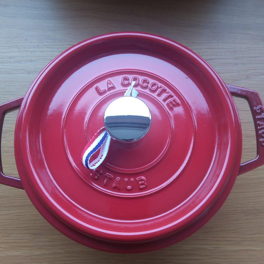 726 ストウブ STAUB ピコ ココット ラウンド 20cm チェリー レッド 赤 ホーロー 鍋 COCOTTE ROUND