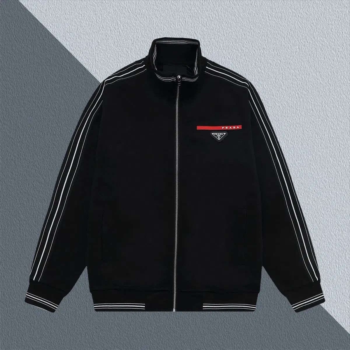 PRADA まとめ売り PRADA(プラダ) ユニセックス カジュアル ロゴ 黒 ジャケット