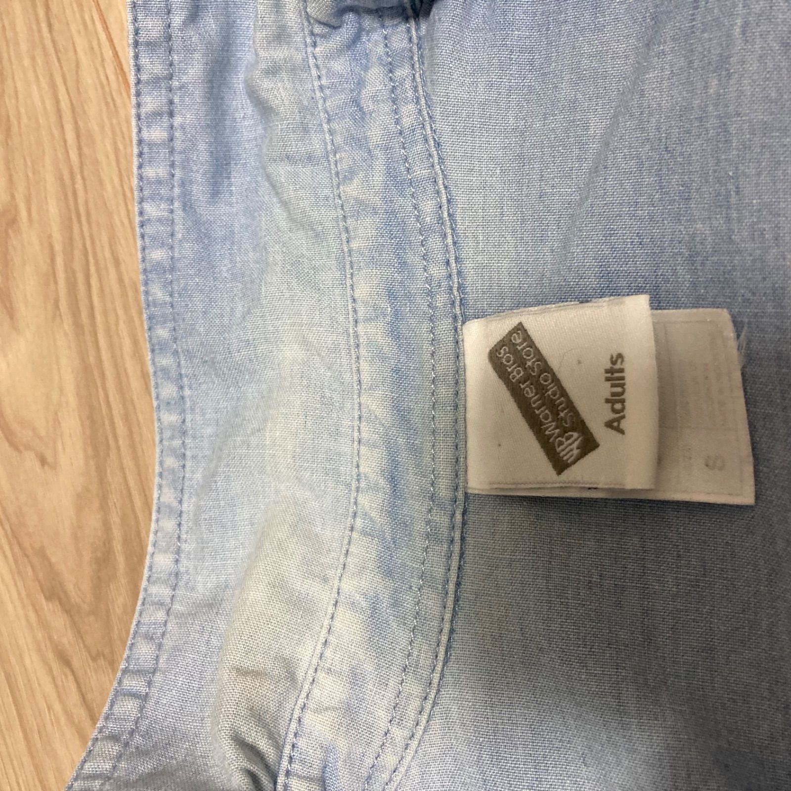 Lサイズ 90s Warner bros studiostore shirt - メルカリ