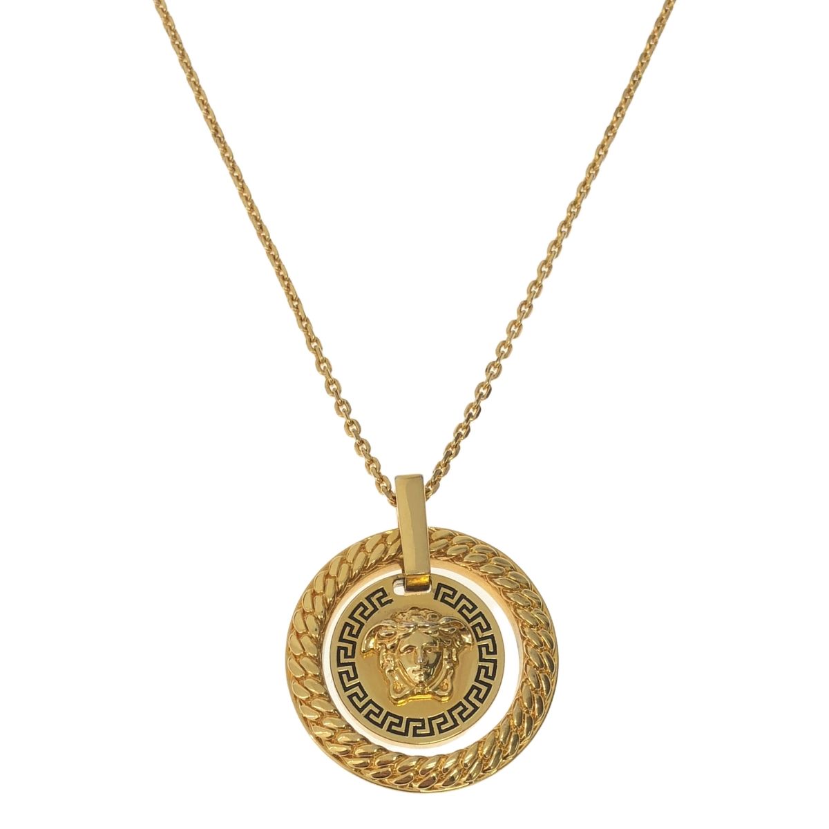 美品】 VERSACE / ヴェルサーチ | メデューサ グレカ ネックレス 