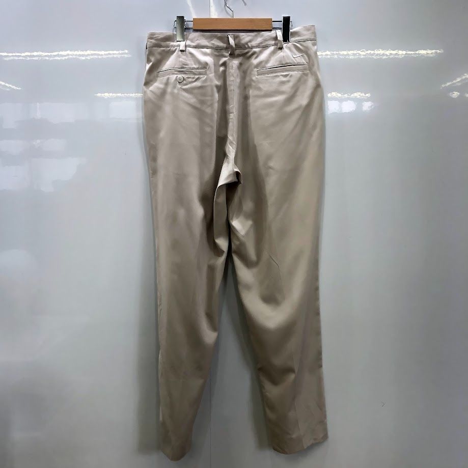 90s～00s Nike golf ナイキゴルフ　タックワイドパンツ　M 90s NIKE GOLF チノパン ワイドパンツ ツータック ホワイト