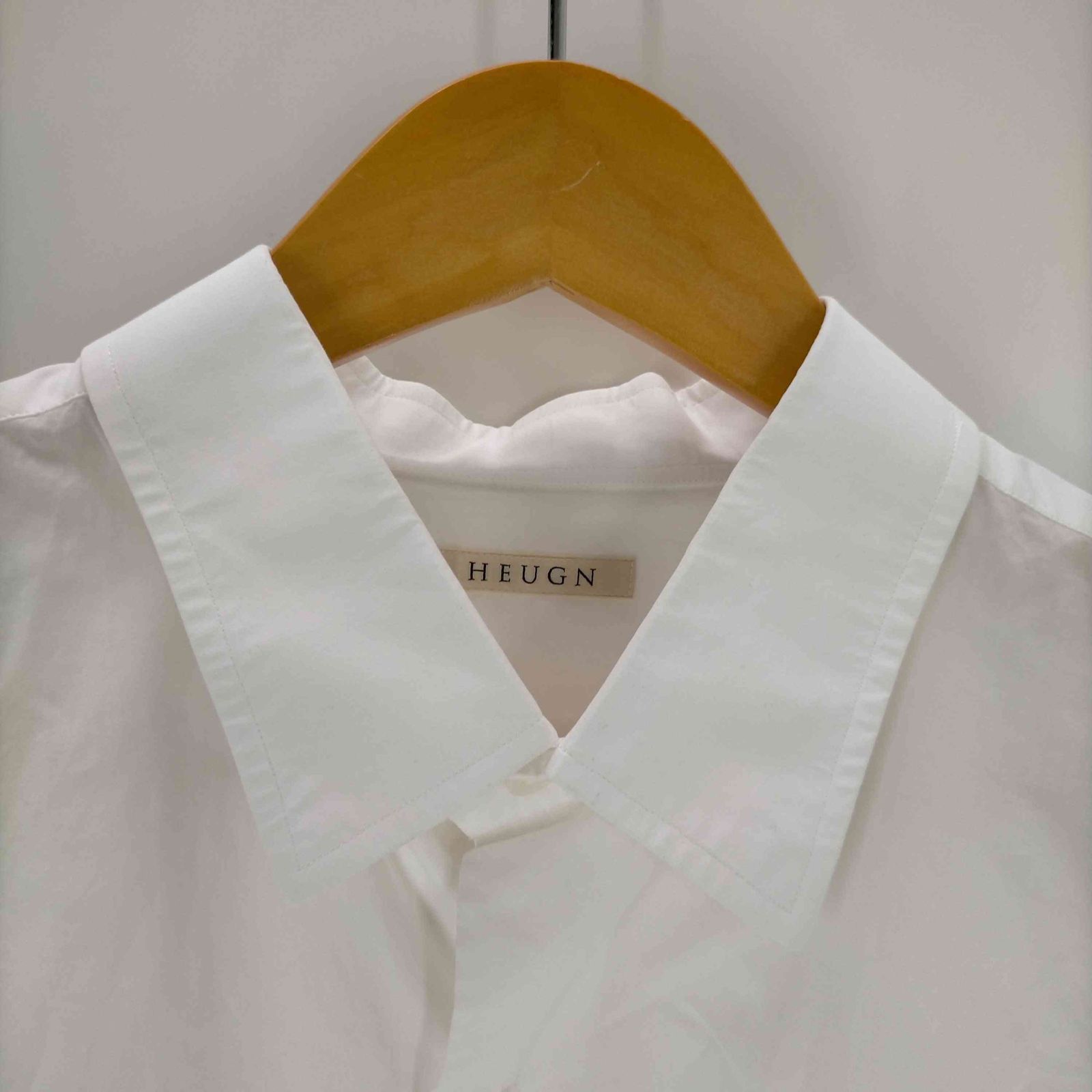 ユーゲン HEUGN 21SS ALAN WHITE SHIRT 019 レギュラーカラーシャツ メンズ JPN：3 - メルカリ