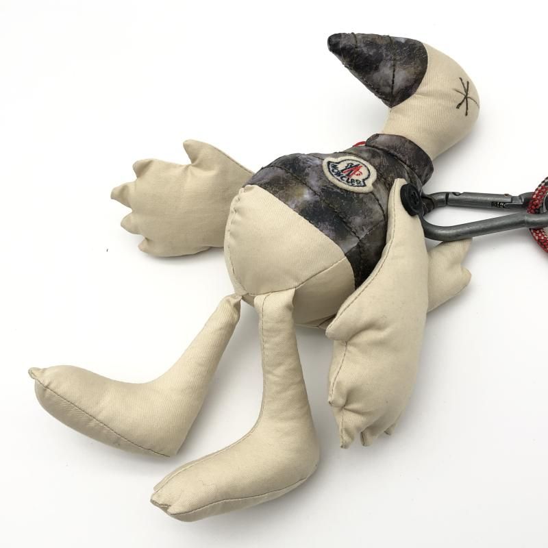 中古】MONCLER モンダック キーホルダー ベージュ モンクレール[10