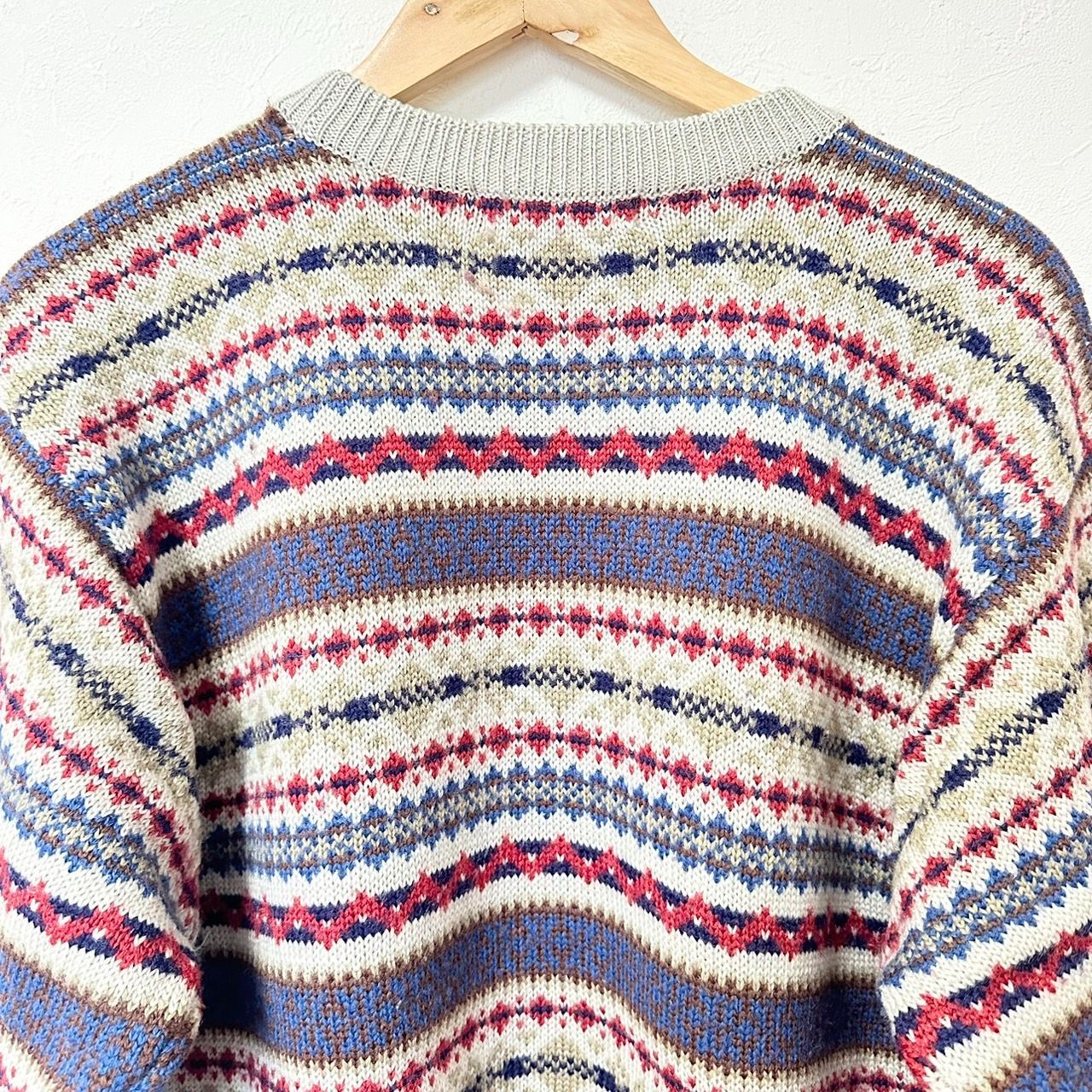 Modigliani ニット セーター 3Dニット 総柄 COOGI 風 立体