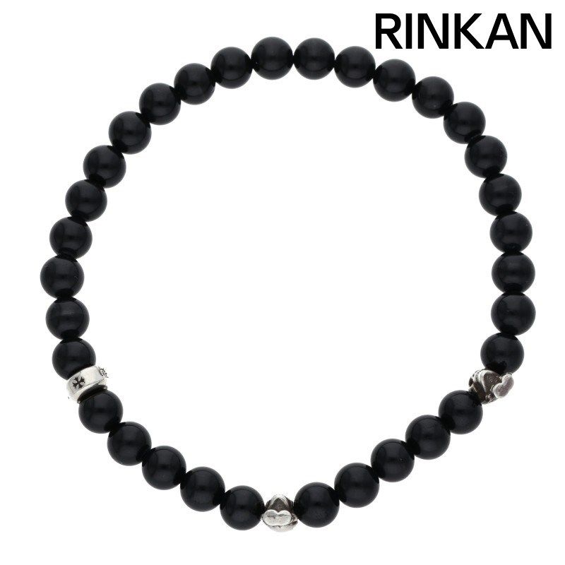 クロムハーツ 6mm BEAD 6mmビーズブレス BEAD6mmフォティハリスティータビーズブレスレット メンズ