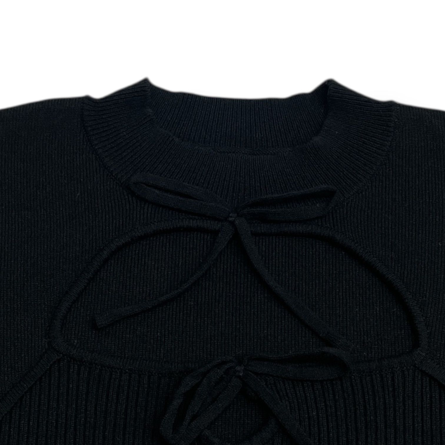 お値下げ⭕️Darich ダーリッチ フロントオープンリボンニットミニワンピース ダーリッチ Darich フロントオープンリボンニットミニワンピース