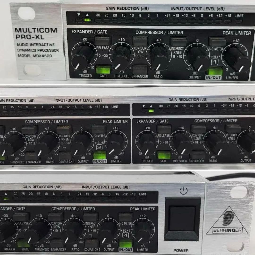 BEHRINGER MDX4600 ベリンガー コンプレッサー 現状品 【公式通販】