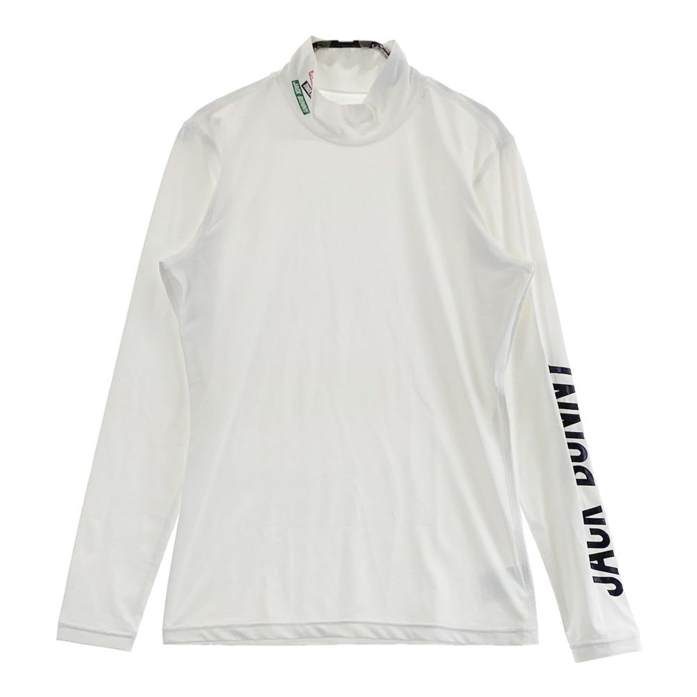サイズ：1 JACK BUNNY ジャックバニー 2023年 長袖ハイネックTシャツ  ホワイト系 [240101458741] ゴルフウェア レディース ストスト サイズ：1 JACK BUNNY ジャックバニー 2023年 長袖ハイネックT