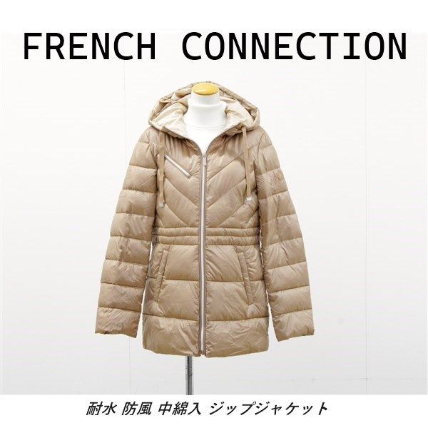 送料無料 アウトレット FRENCH CONNECTION レディース アウター 耐水 防風 中綿入 ジップジャケット  秋冬 #52800 P1004