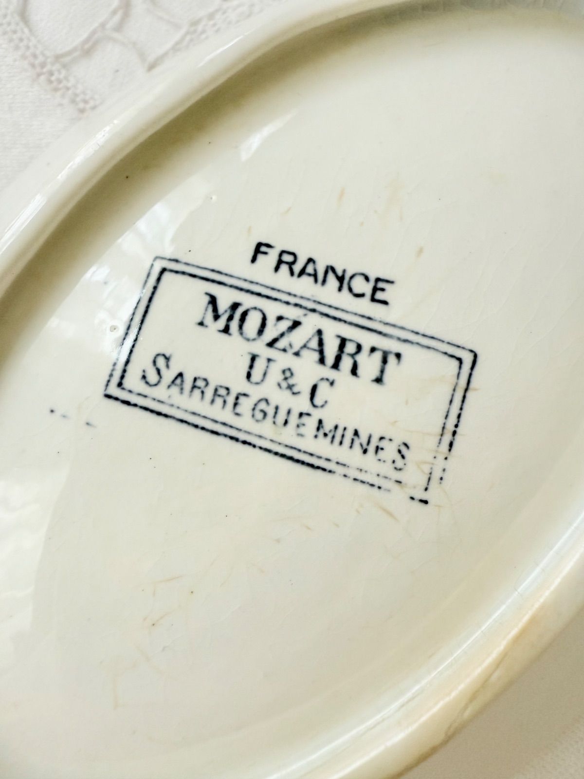 美品　サルグミンヌ　MOZART　ラヴィエ　フランスアンティーク Amazon.co.jp: フランス アンティーク サルグミンヌ窯