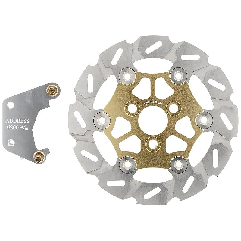 バイクパーツセンター(Bike Parts Center) スズキ アドレスV125 フローティング サポート付き ディスクプレート 200mm