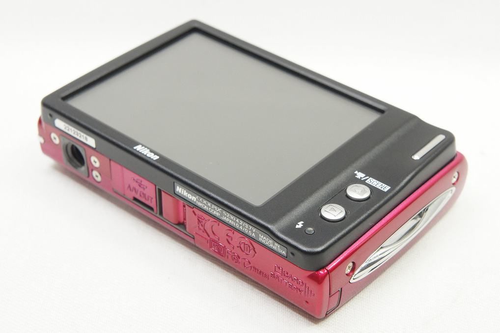 Nikon ニコン COOLPIX S230 コンパクトデジタルカメラ ローズレッド