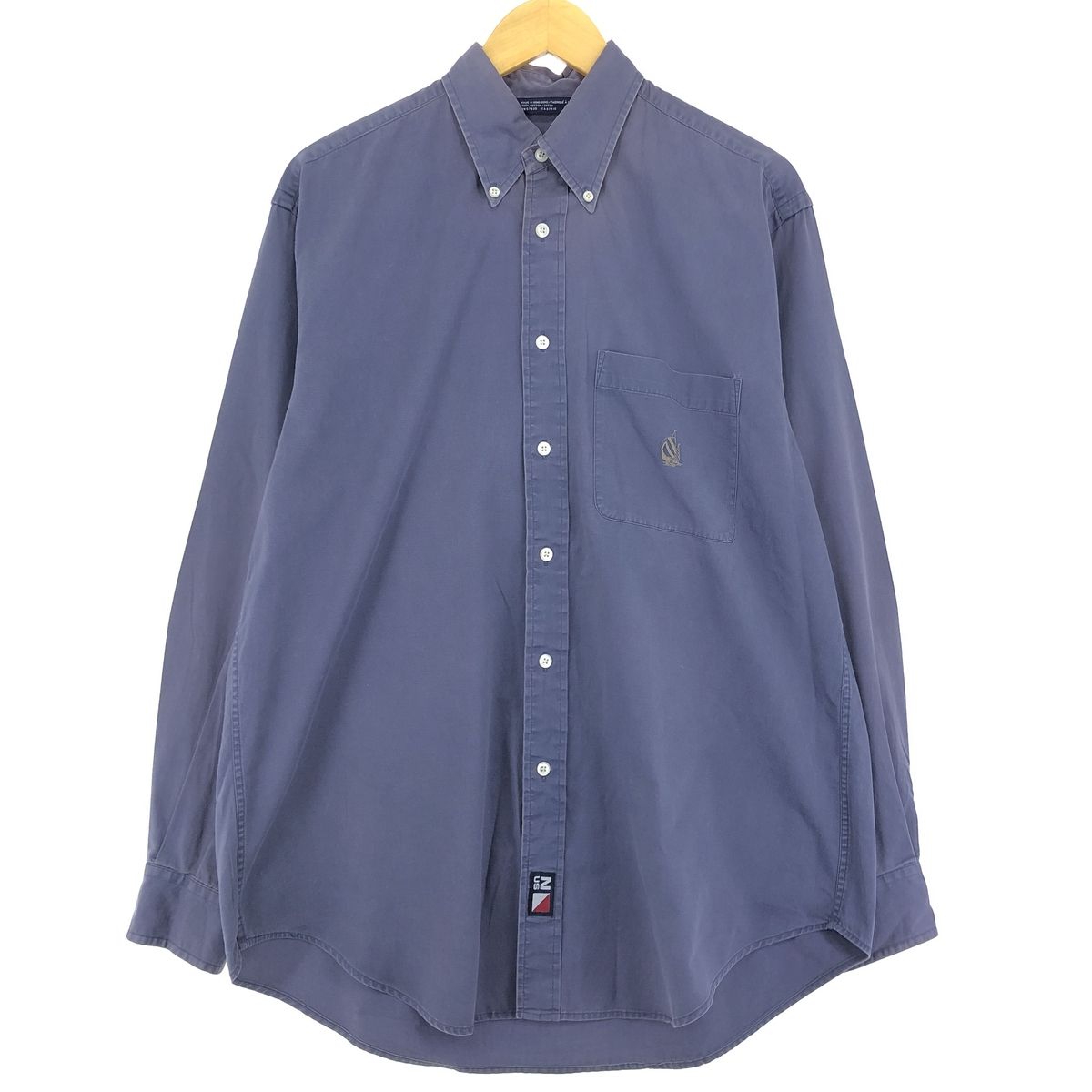 古着 90年代 ノーティカ NAUTICA 長袖 ボタンダウンシャツ メンズM ヴィンテージ/eaa428849