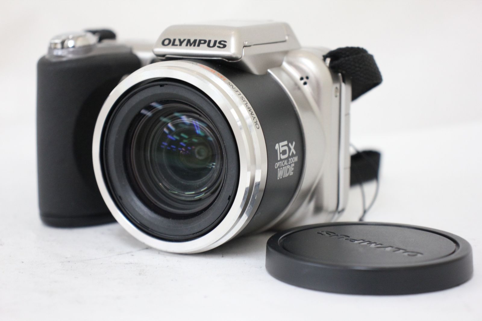 返品保証 便利な単三電池で使用可 オリンパス Olympus SP-600UZ ブラック 15x コンパクトデジタルカメラ e1136