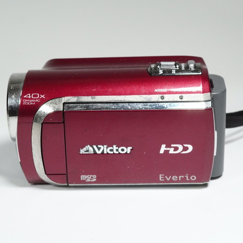 JVC Victor Everio GZ-MG650 レッド 動作OK 1週間保証 /9880