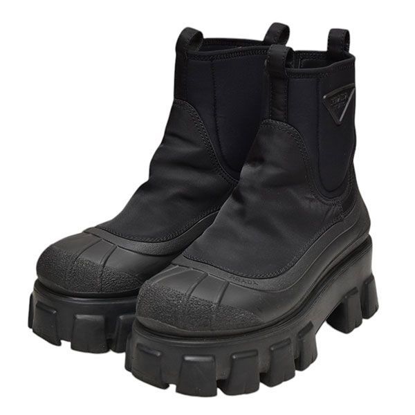 PRADA プラダ 2025AW モノリスRe-Nylonギャバジンブーツ 2UE029 8054000207657