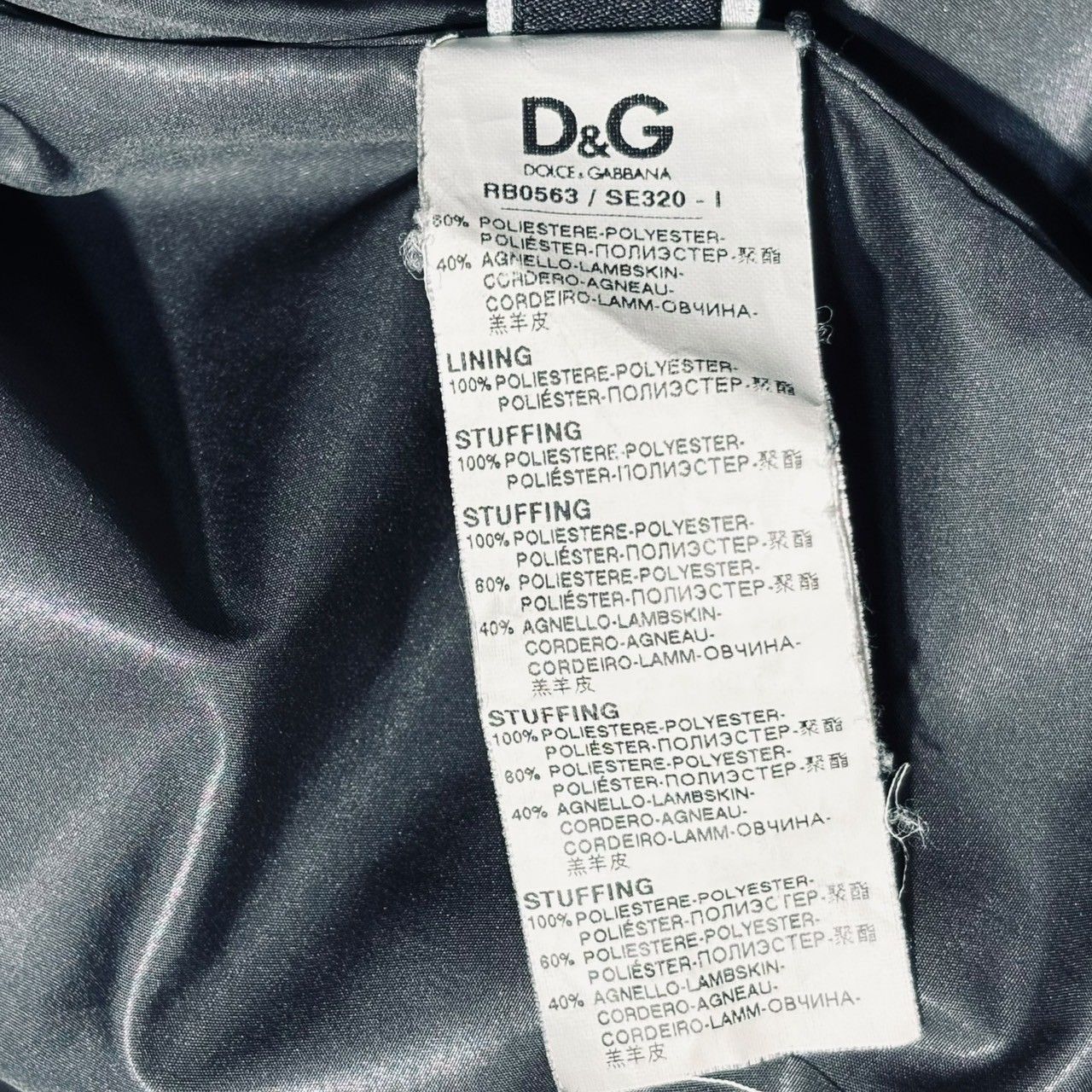 D&G(ディー&ジードルガバドルチェ&ガッバーナ) Lambskin