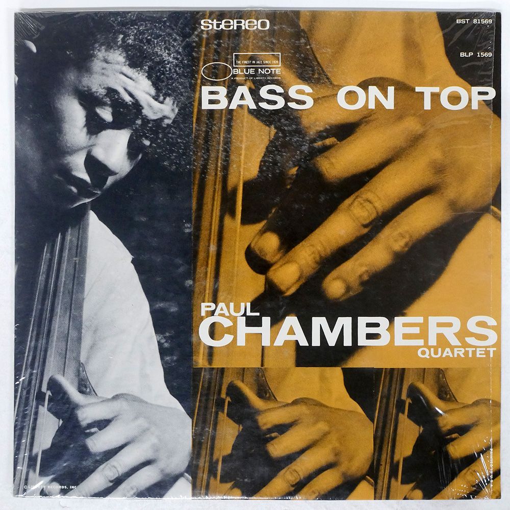 US-PRESS PAUL CHAMBERS QUARTET|BASS ON TOP|BLUE NOTE BST81569 LP