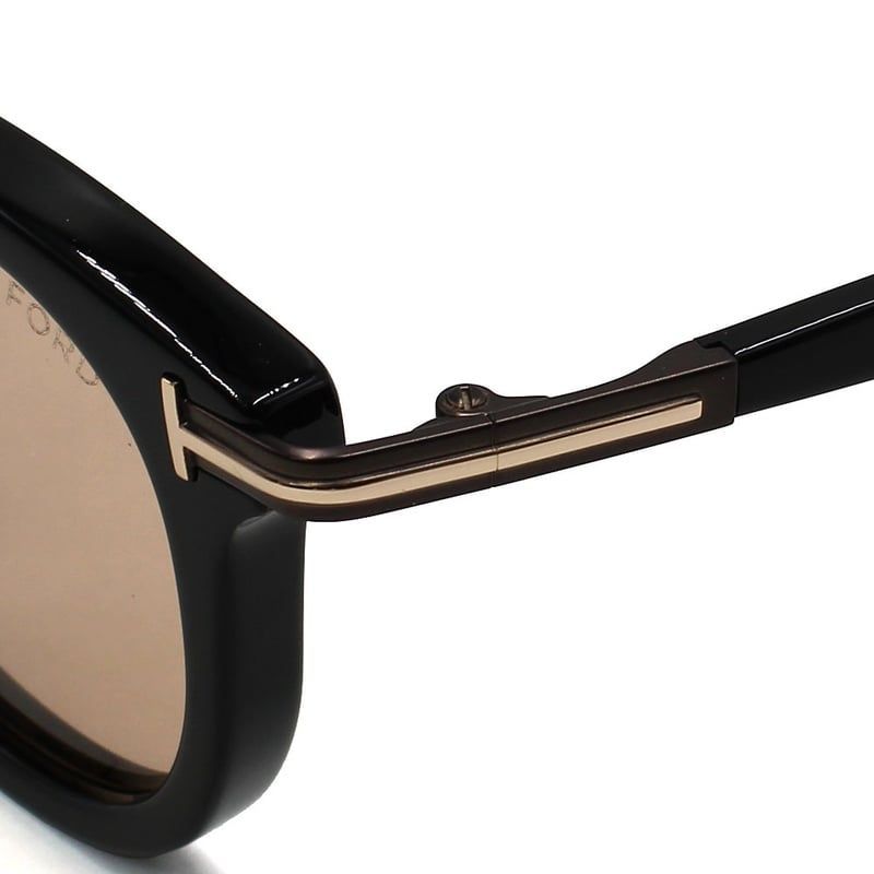 サングラス TOM FORD SS24 Tom Ford - FT1157 - 01E (FT1157 01E) Tom Ford Esme Sunglasses FT1157 01E Shiny Black - eye-oo.com