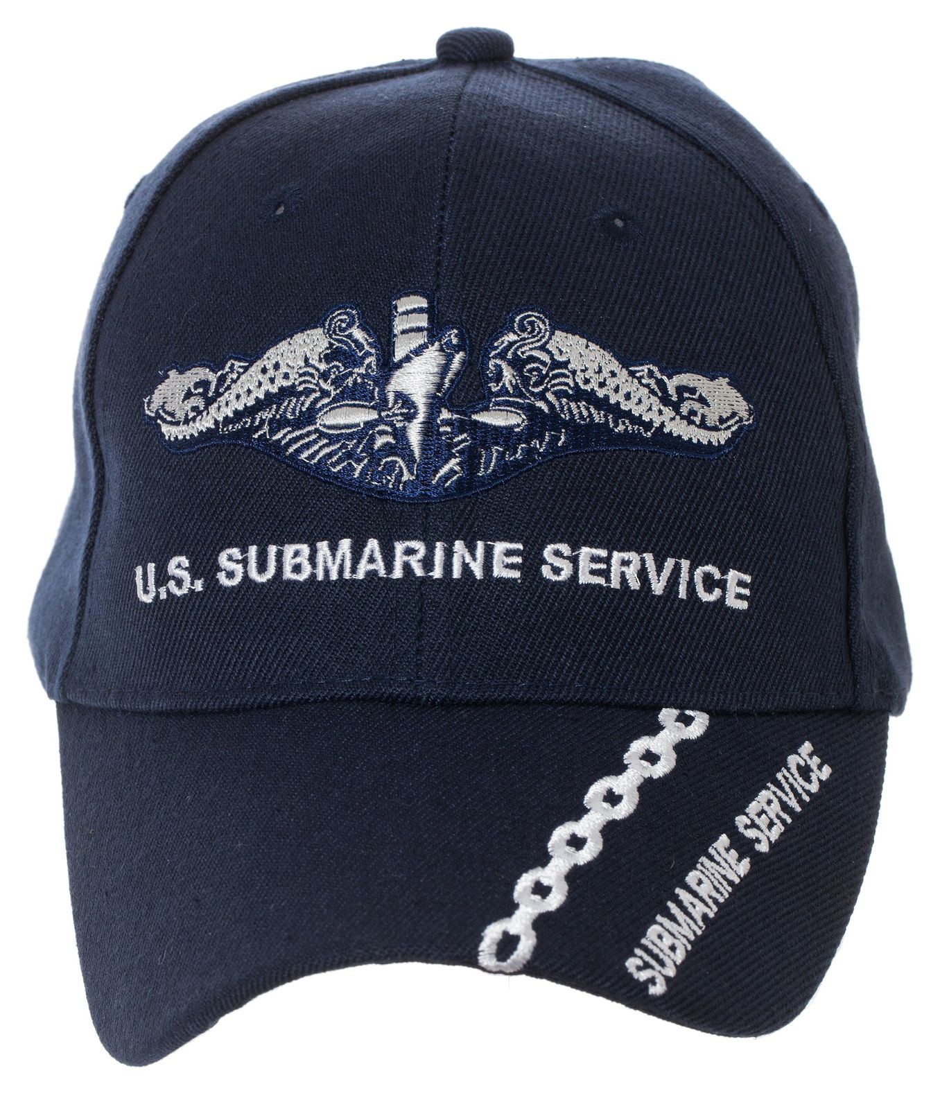 Artisan Owl 公式ライセンス商品 アメリカ海軍潜水艦サービス ベースボールキャップ， ネイビーブルー， One Size 