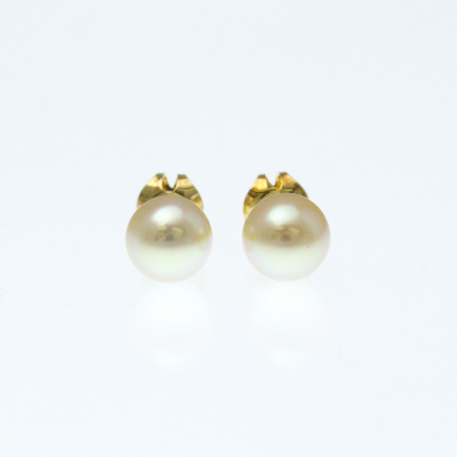 MIKIMOTO パール ピアス K18YG MIKIMOTO 一粒パールピアス K18YG