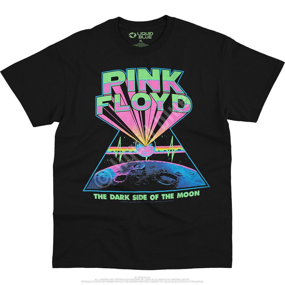 ピンク フロイド Tシャツ PINK FLOYD DARK SIDE BLACKLIGHT 正規