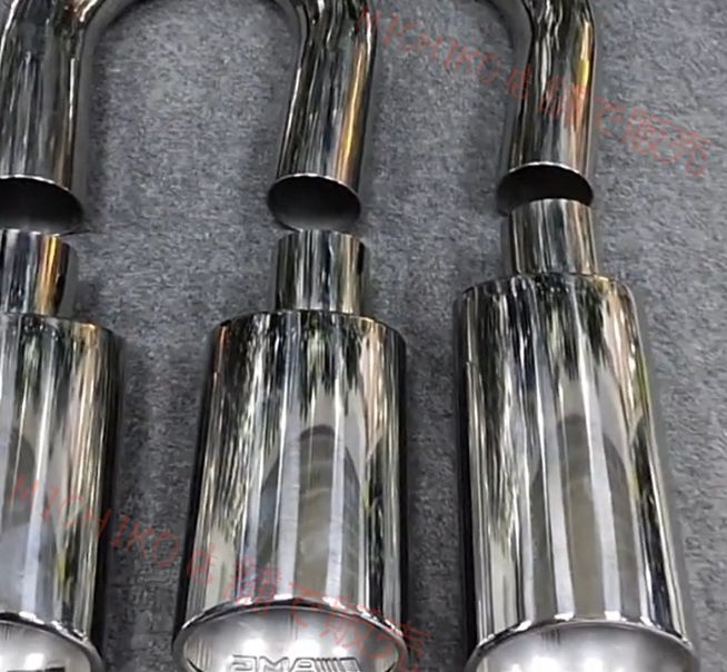 メルセデス ベンツ Gクラス G500g55G550 2018年 - マフラーカッター テールパイプ デュアル出し ステンレス G63ルック 8個セット