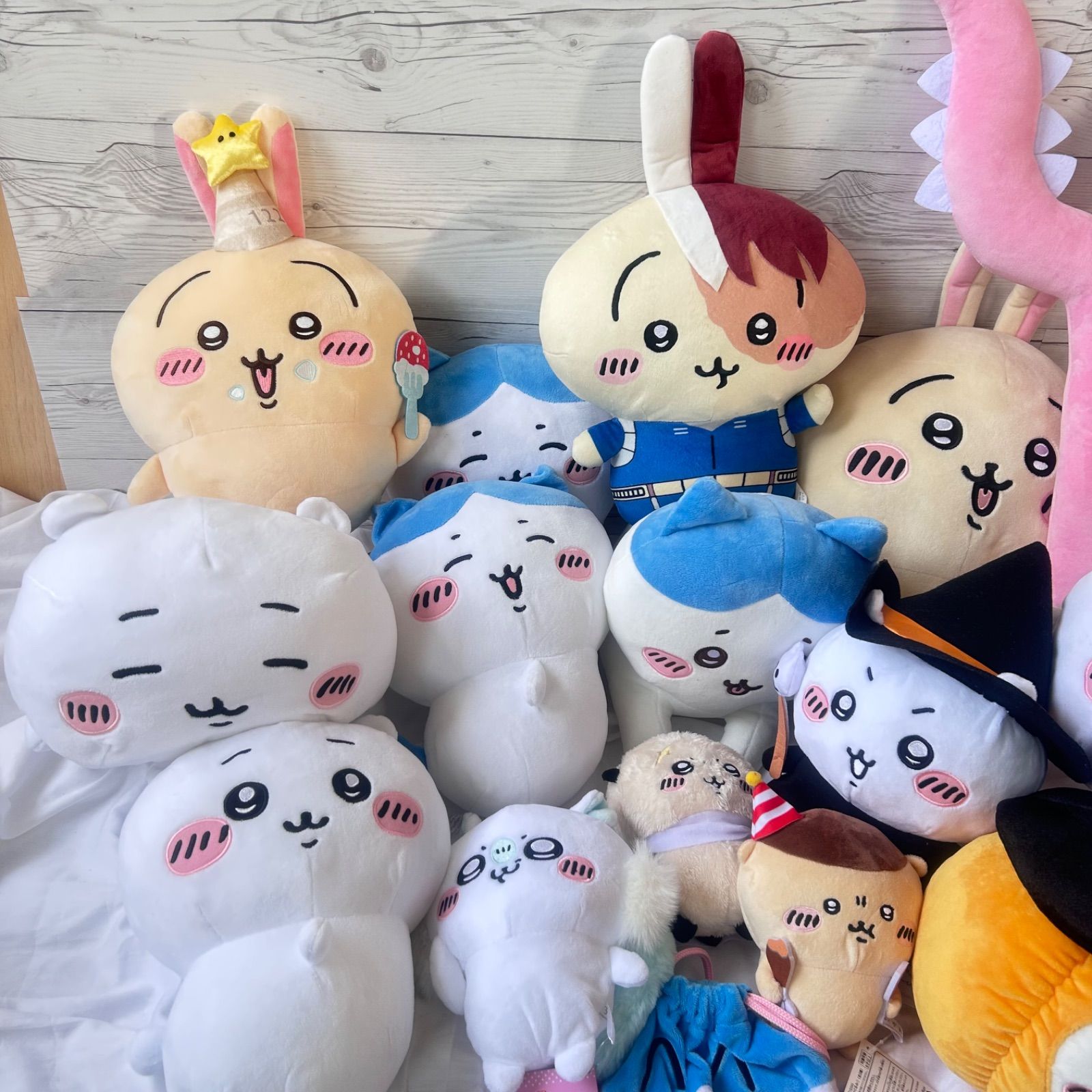 印象のデザイン ちいかわ ぬいぐるみ うさぎ ハチワレ モモンガ まとめ売り ぬいぐるみ