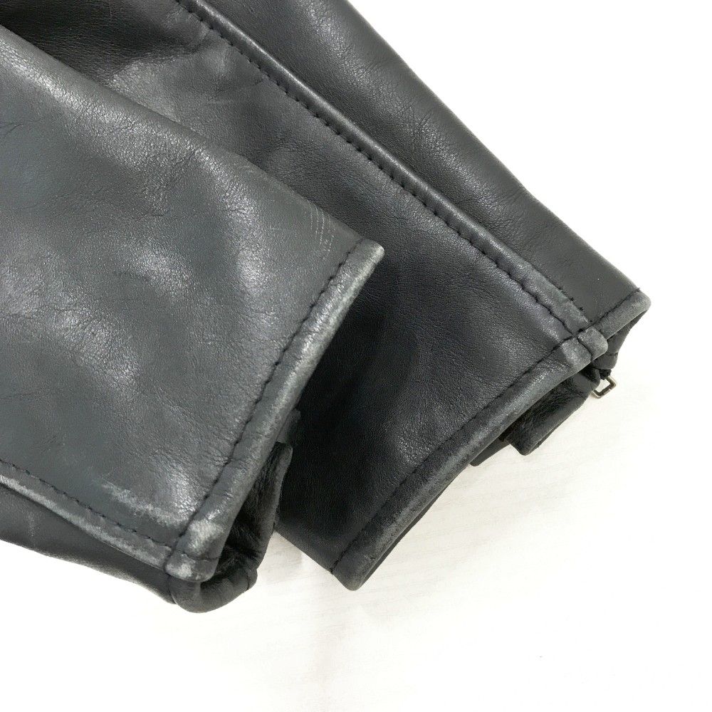 SCHOTT ショット レザー シングルライダースジャケット ブラック