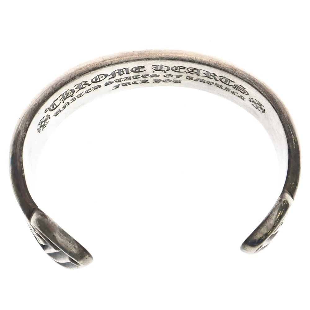 CHROME HEARTS (クロムハーツ) CH SCROLL LABEL BANGLE CH