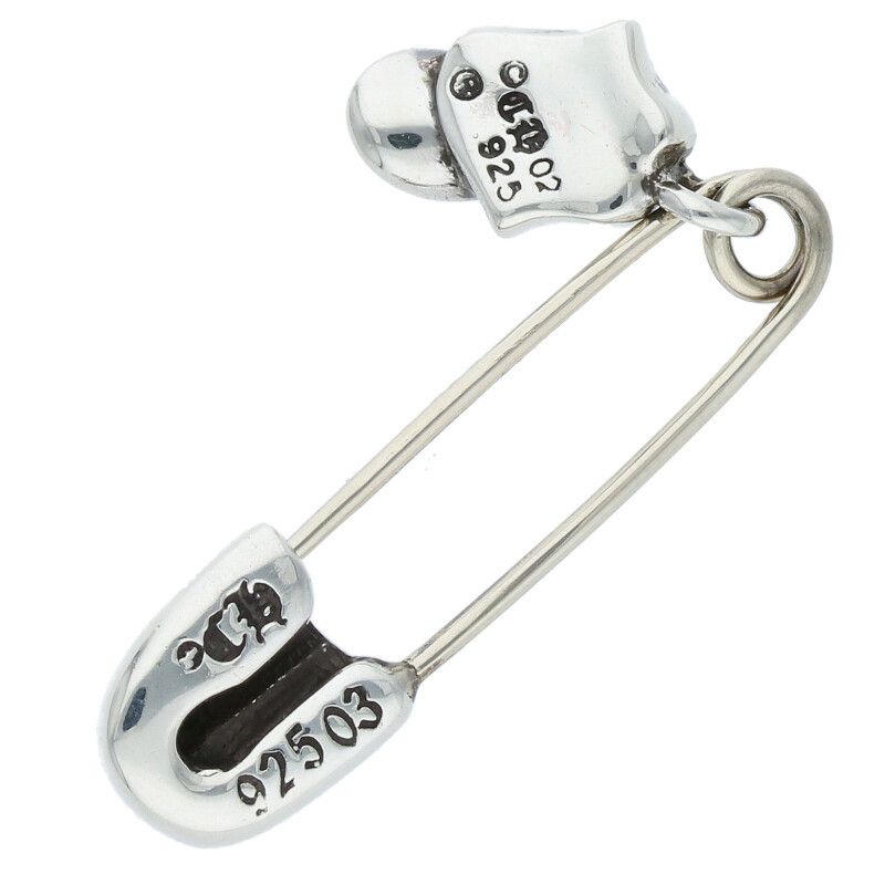 クロムハーツ SAFETY PIN SM /w CHARM/チャーム付セーフティピン