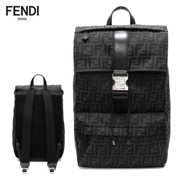 フェンディ FENDI フェンディネス FFファブリック ミディアム バック