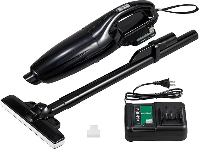 HiKOKI ハイコーキ 10.8V カプセル式 コードレス掃除機 R12DC ペールホワイト 充電器 バッテリー付き
