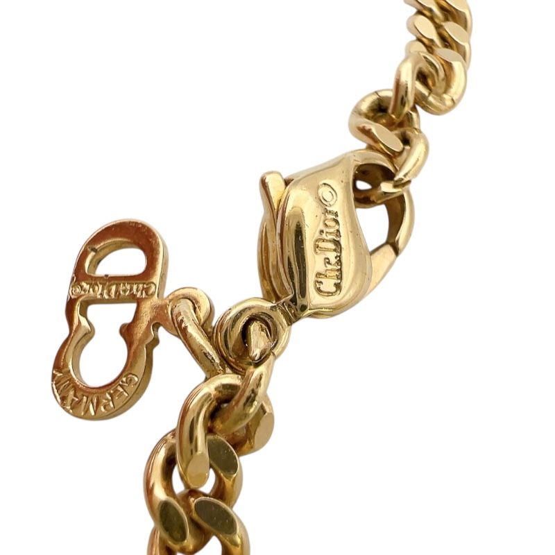 クリスチャン ディオール Christian Dior CDロゴネックレス ゴールド メタル アクセサリー USTAUSTRALIA_COM_AU