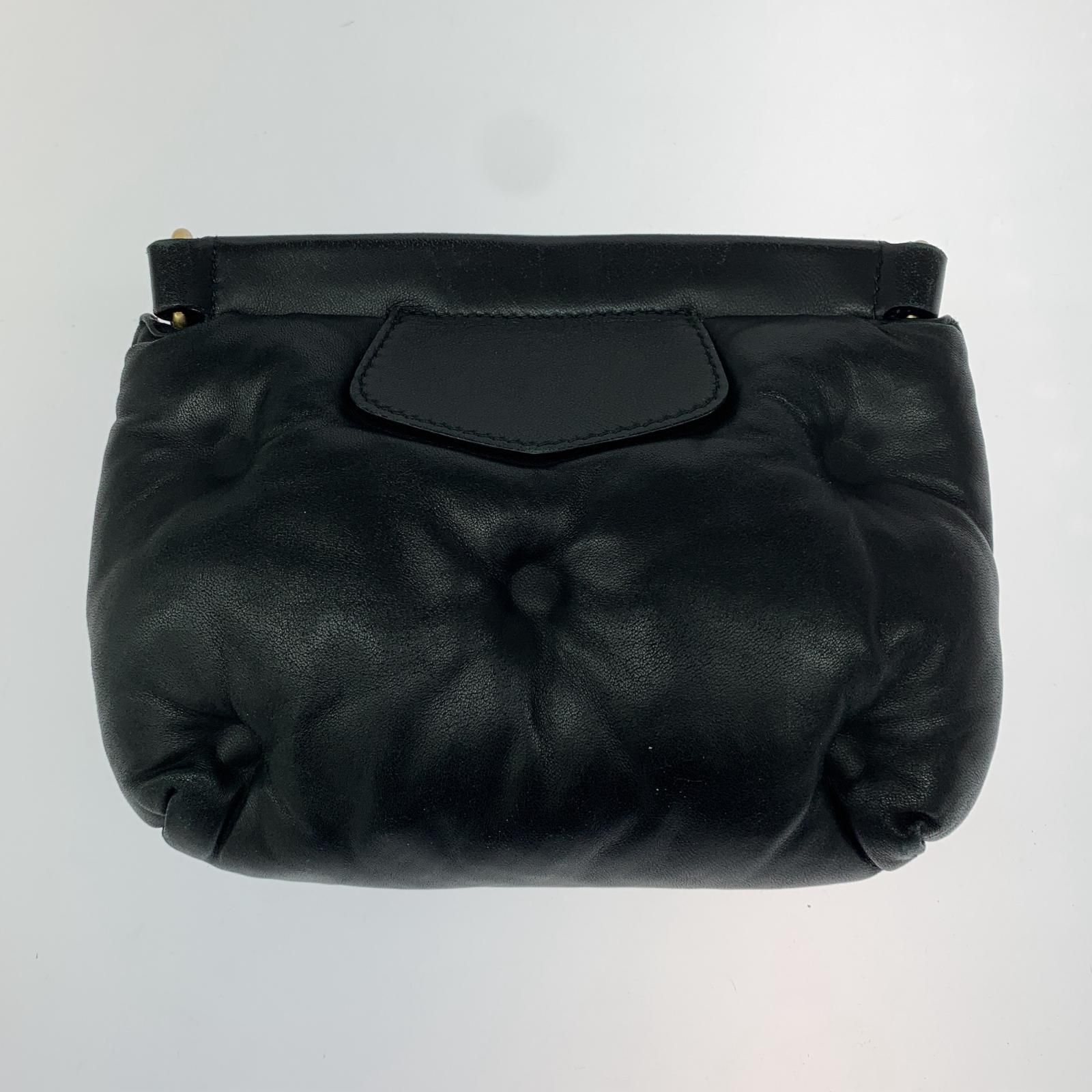 Maison Margiela グラムスラム ブラック カレンダータグ レザー Maison