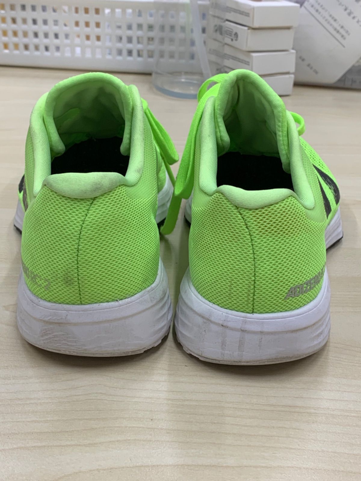 【未使用品】adidas ラグビー スパイクシューズ 蛍光グリーン adidas 蛍光グリーン スパイクシューズ - メルカリ