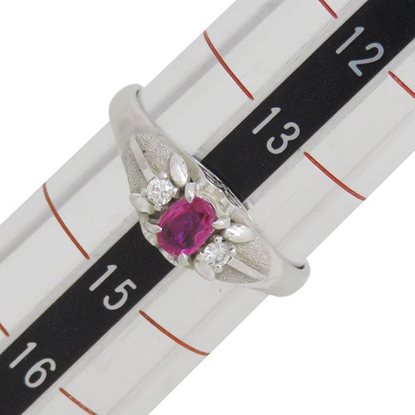 ルビー指輪 K18/Pt「ルビー ハンナ」リング｜【オレフィーチェ】Orefice