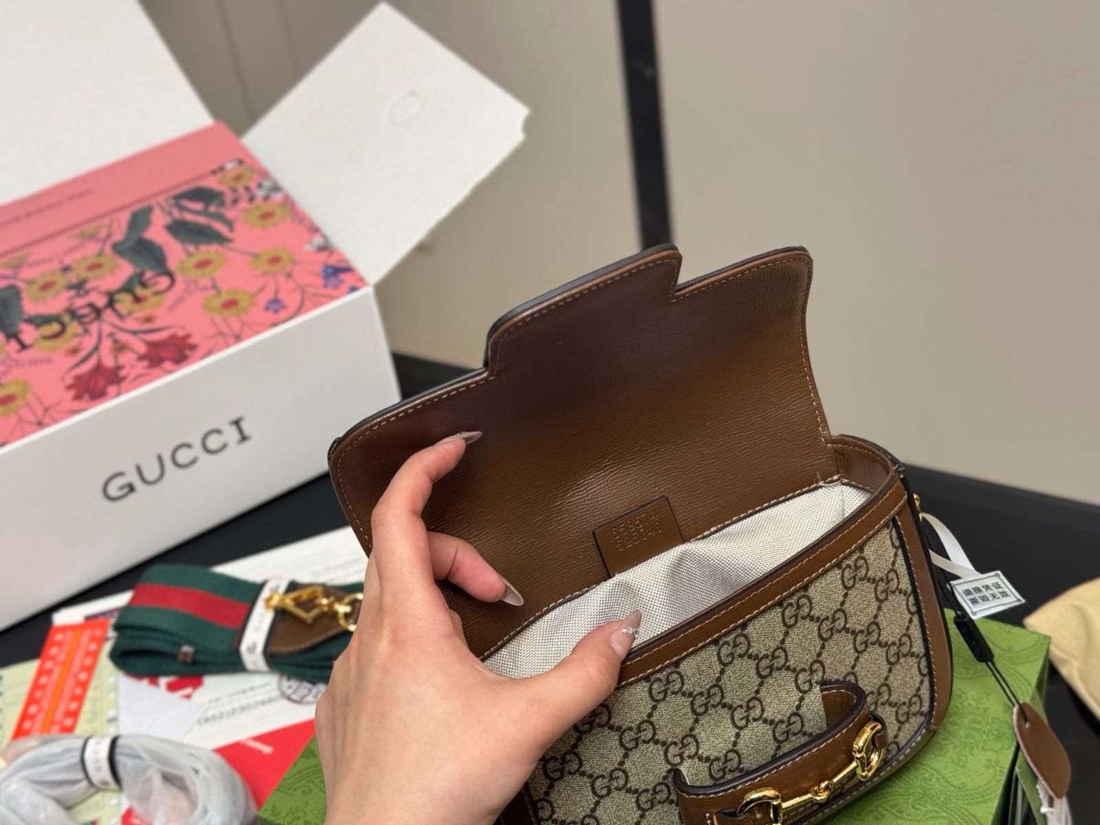 新品未使用 1955 ハンドバッグ Gucci 1955 シリーズ ハンドバッグ - メルカリ