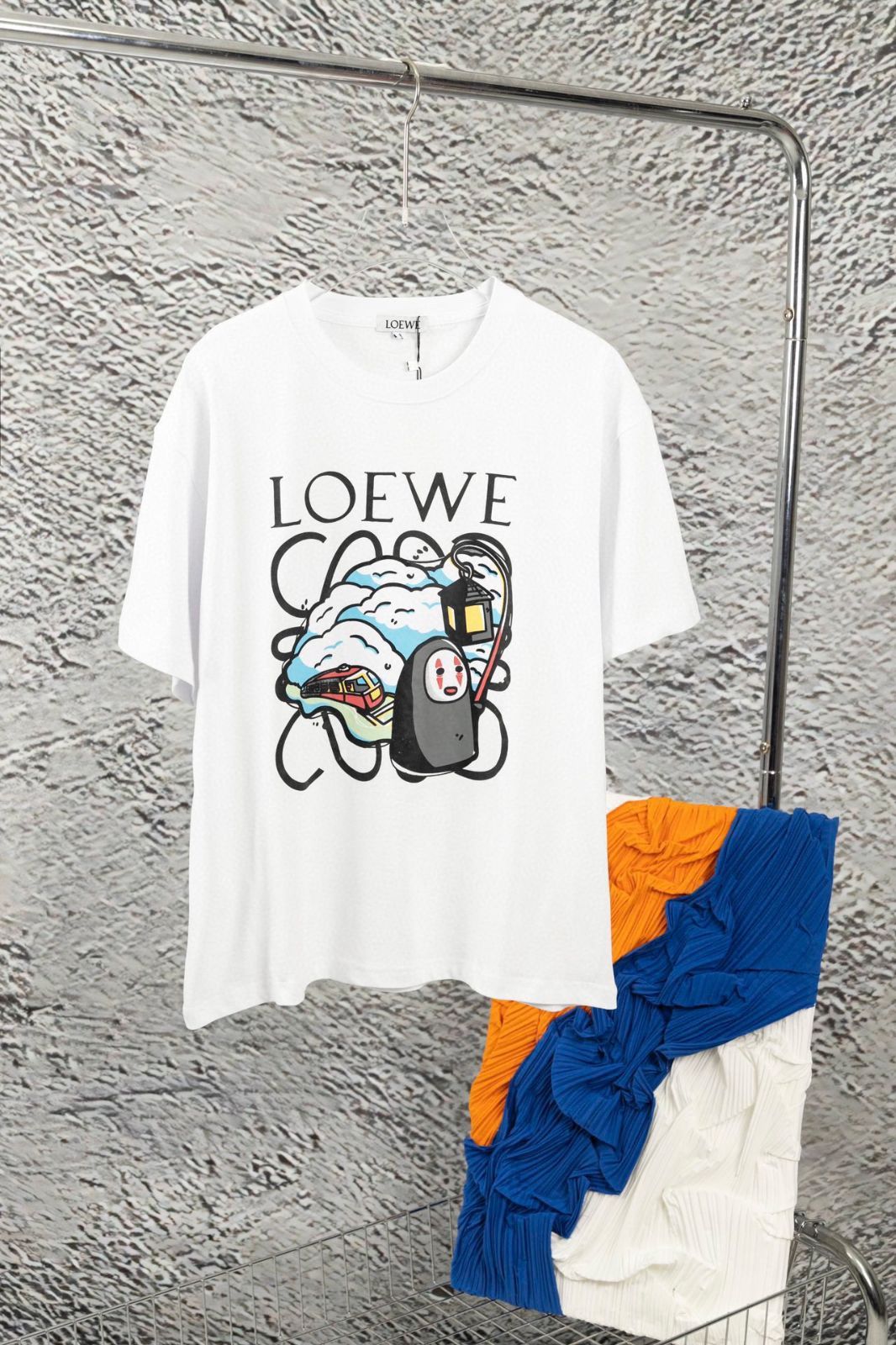 新品 LOEWE ロエベ  千と千尋の神隠し カオナシ 半袖Tシャツ ホワイト 男女兼用