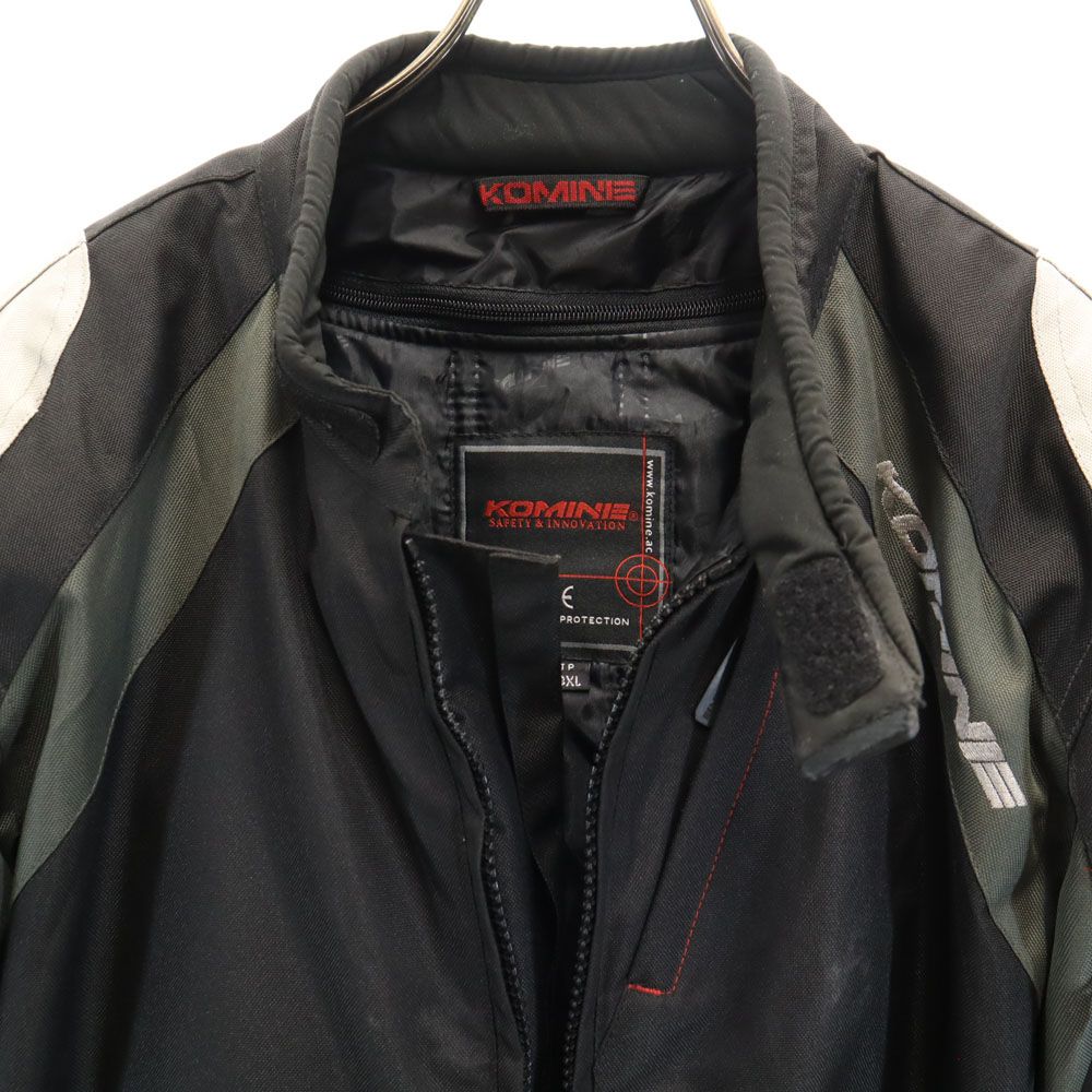 コミネ バイク ジャケット 3XL ブラック系 KOMINE ビックサイズ メンズ