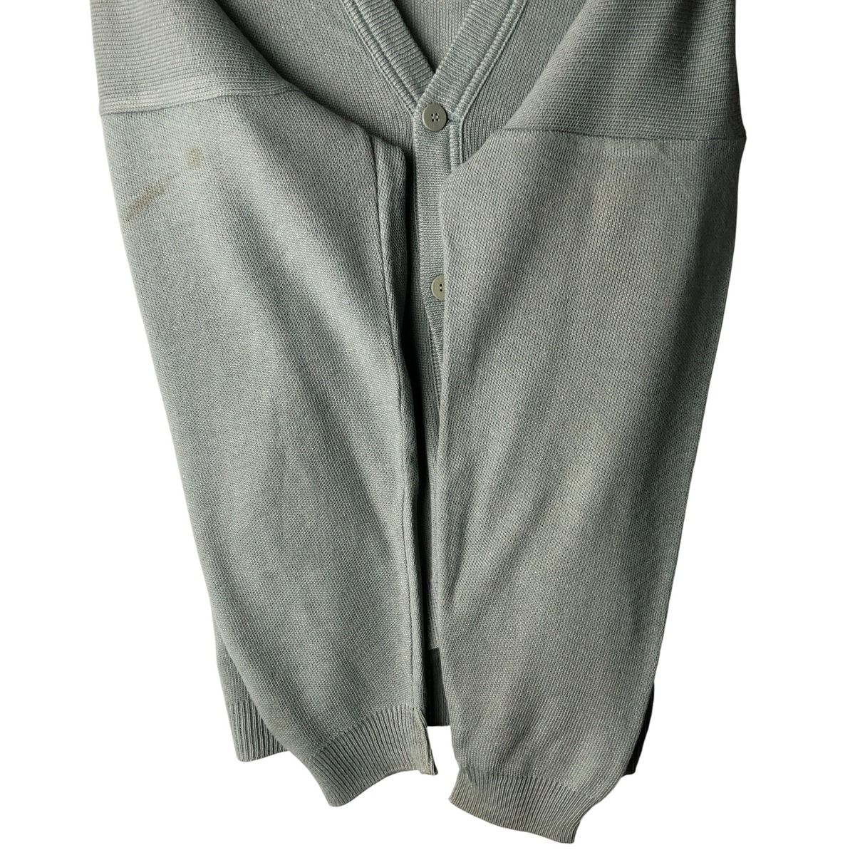 アクリルニットカーディガン