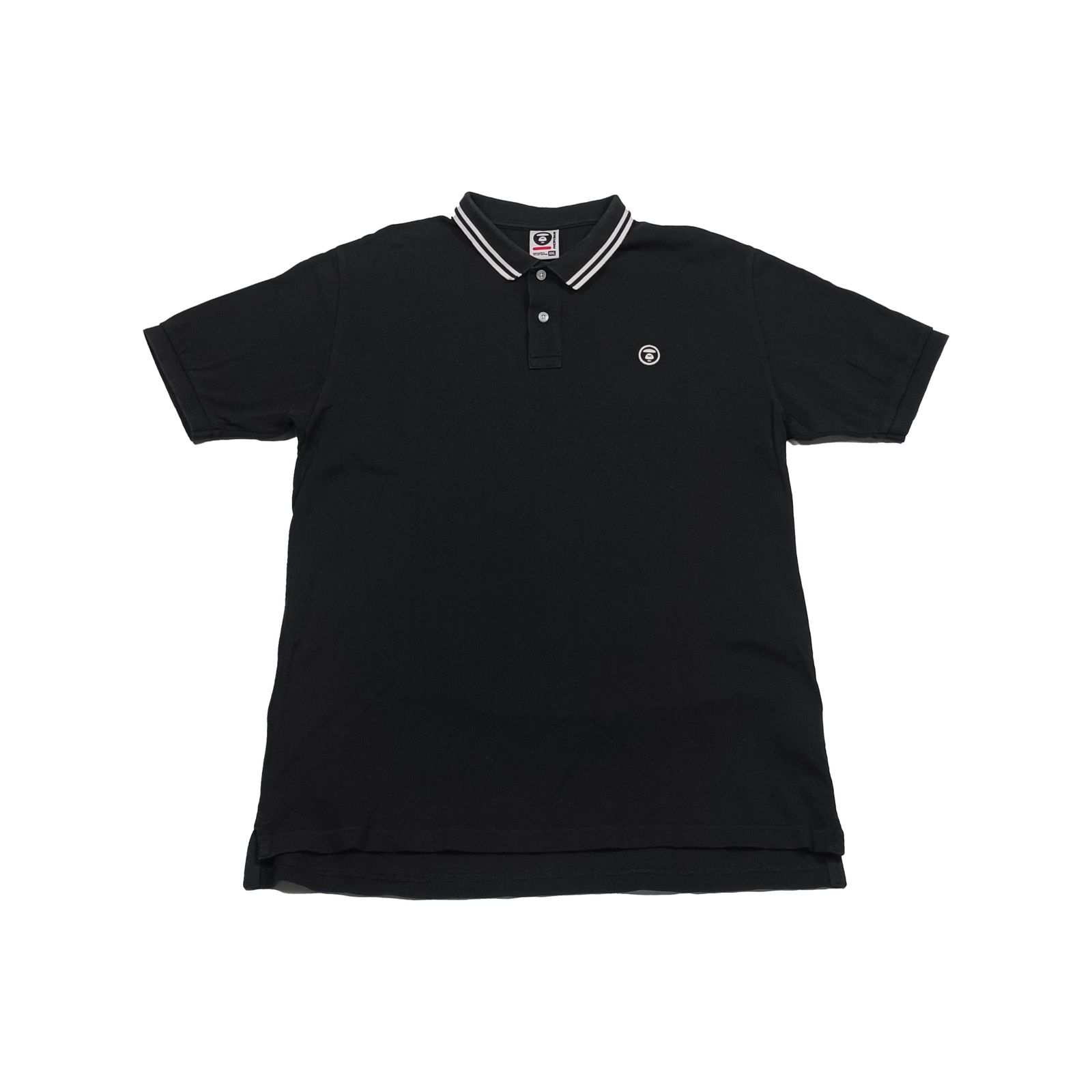 AAPE by A BATHING APE エイプ ポロシャツ ブラック XXL メンズ