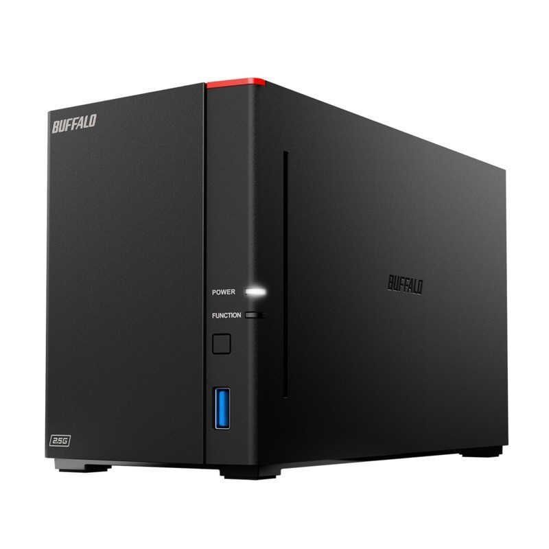 【新品 未使用 未開梱】BUFFALO　NAS［16TB搭載 /2ベイ］ LinkStation 2.5GbE搭載 高速モデル ブラック　LS720D1602