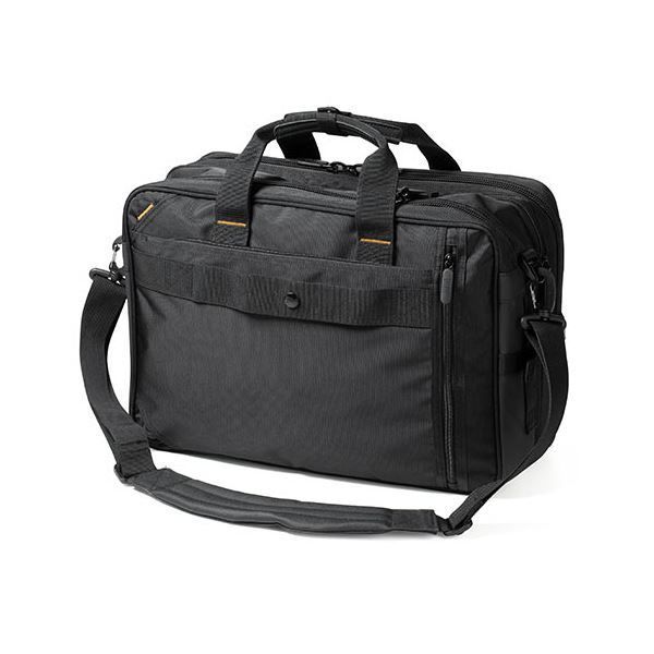 サンワダイレクト ビジネスバッグ 3WAY 大容量 リュック ショルダー対応 25.5L 200-BAG170BK 1個