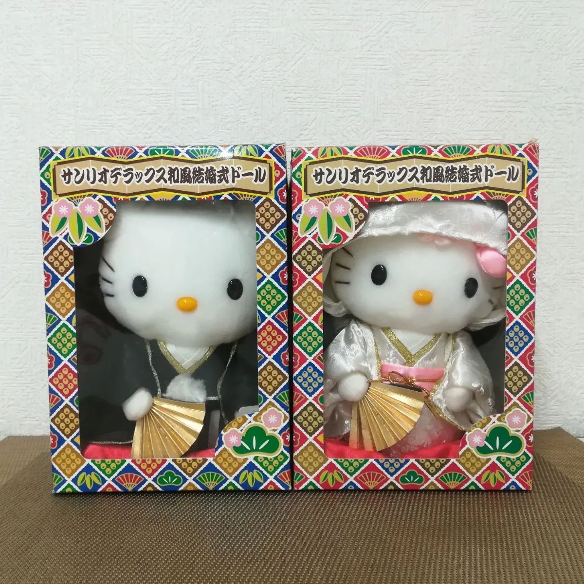 未使用 サンリオ 和風結婚式 ドールキティ ダニエル 未使用に近い美品】サンリオ ハローキティ・ディアダニエル 和風